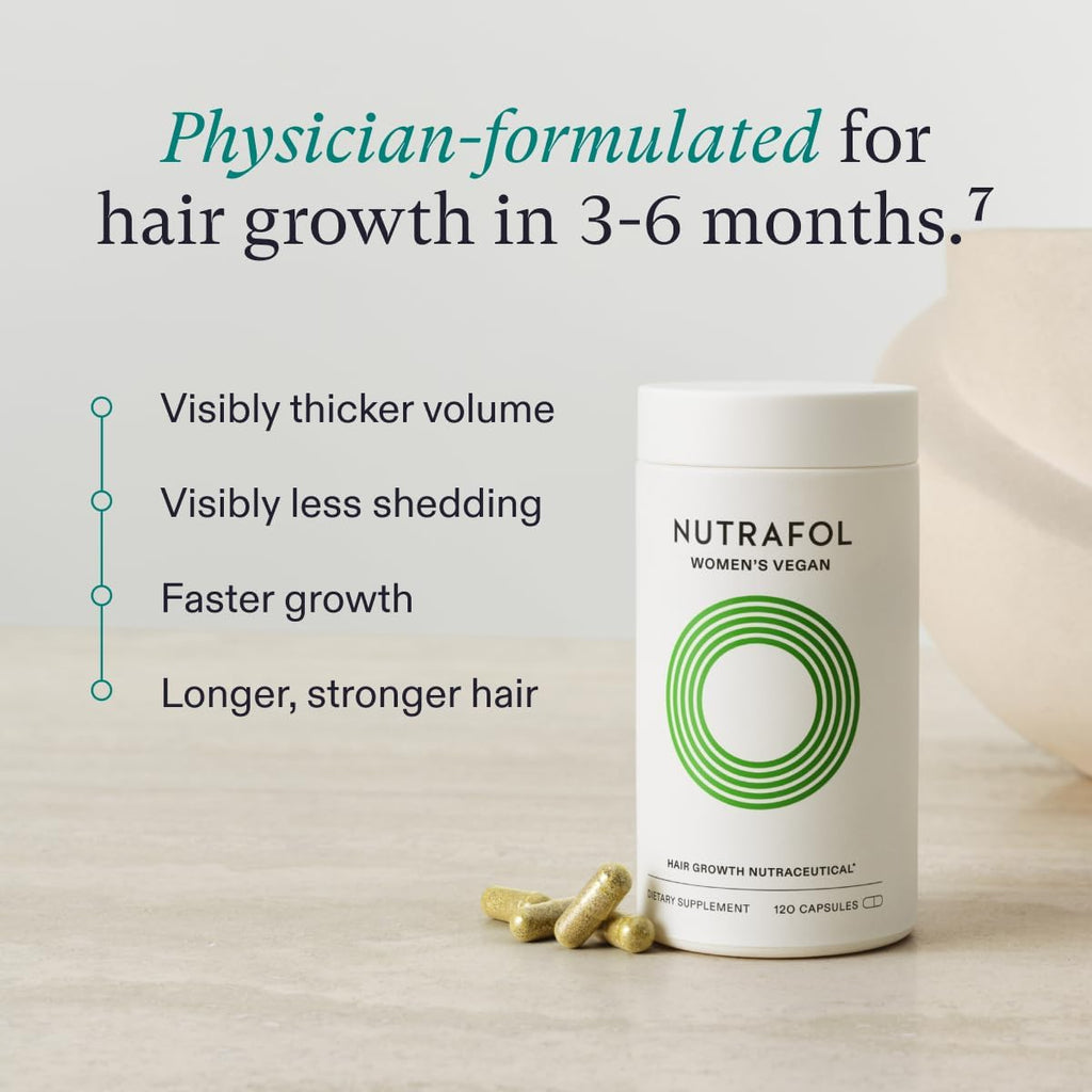 Nutrafol Women's Vegan Hair Growth Supplements - 1-Month Supply