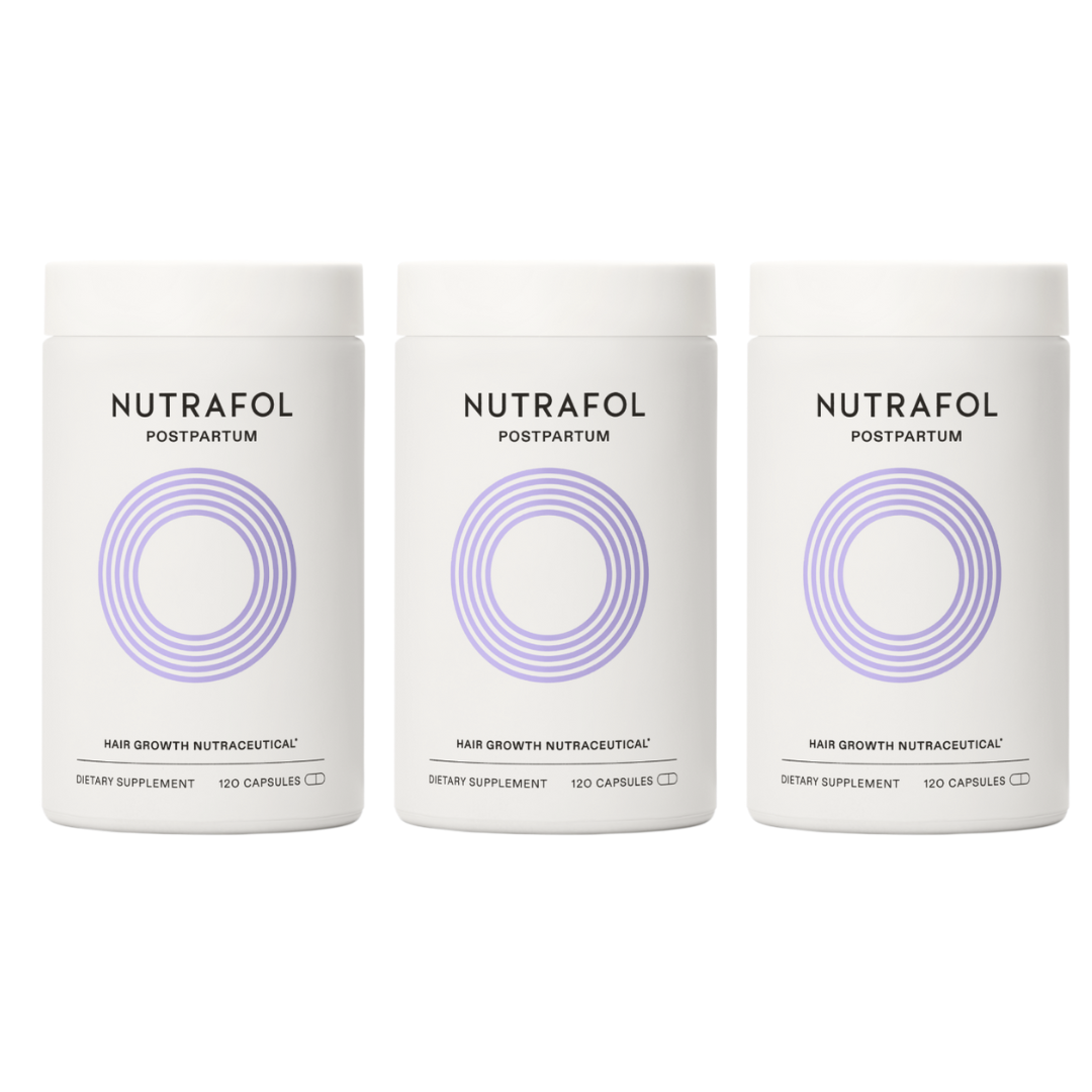 Nutrafol Postpartum Hair Growth Supplements - 3-Month Supply